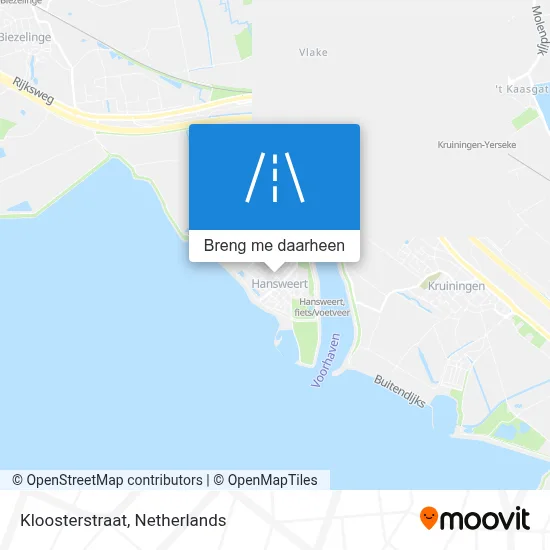 Kloosterstraat kaart