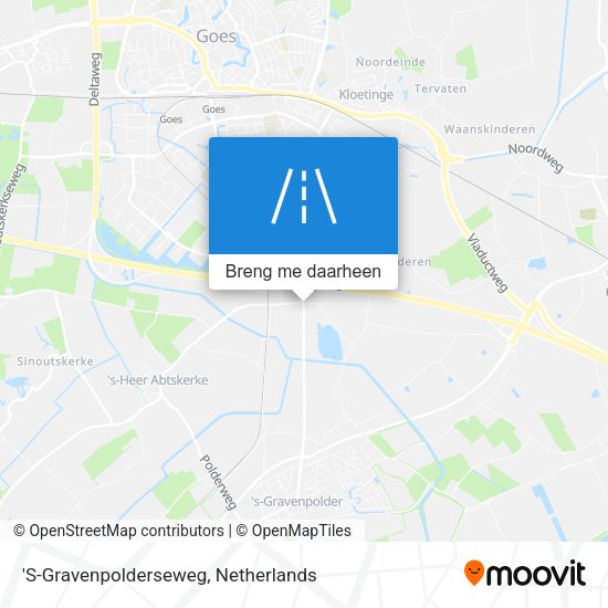 'S-Gravenpolderseweg kaart