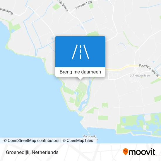 Groenedijk kaart