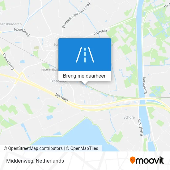 Middenweg kaart