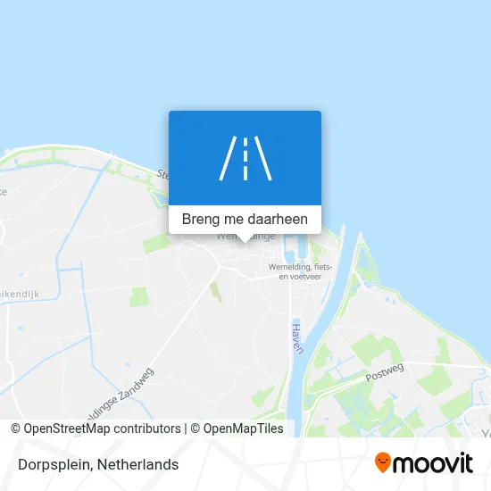Dorpsplein kaart