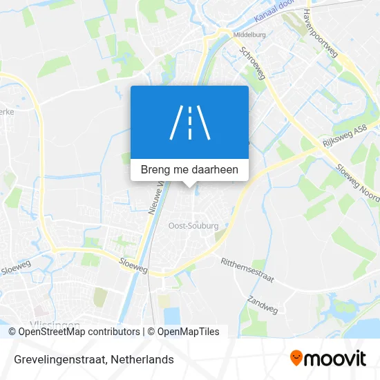 Grevelingenstraat kaart