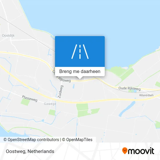 Oostweg kaart