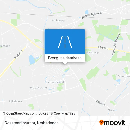 Rozemarijnstraat kaart