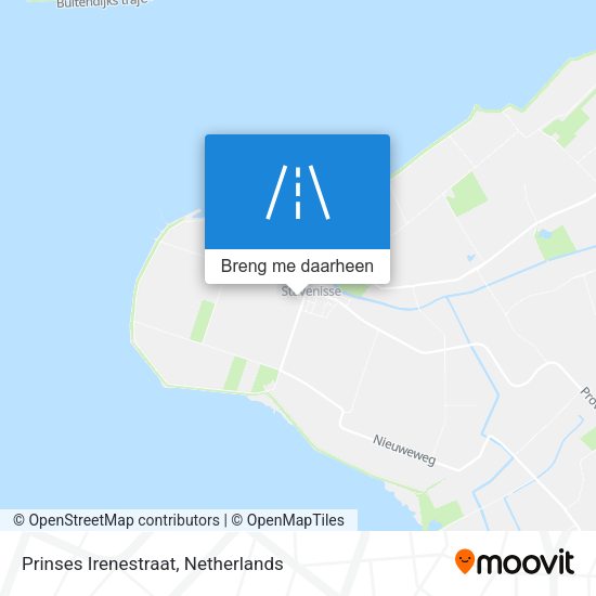 Prinses Irenestraat kaart
