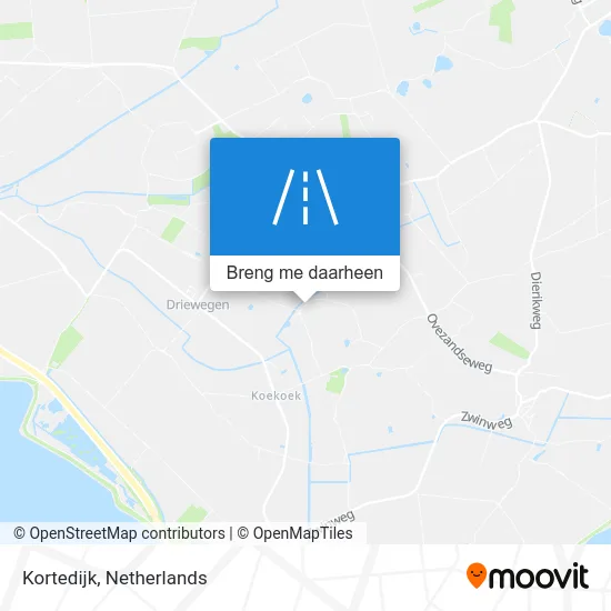 Kortedijk kaart