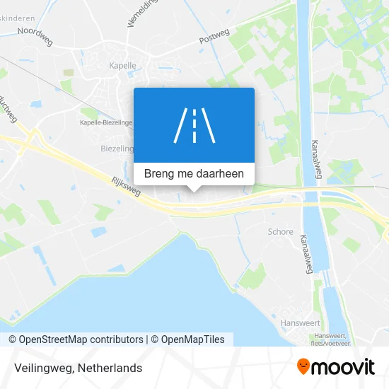 Veilingweg kaart