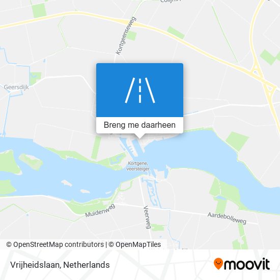 Vrijheidslaan kaart