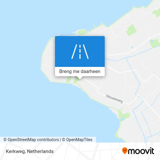 Kerkweg kaart