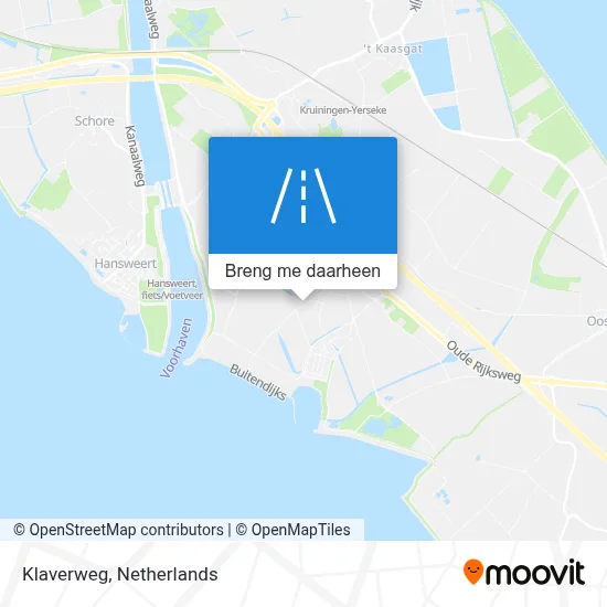 Klaverweg kaart