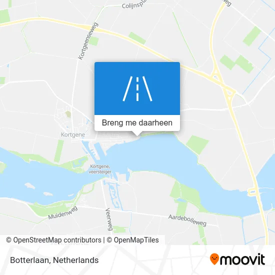 Botterlaan kaart