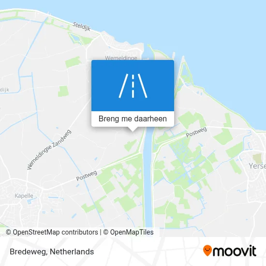 Bredeweg kaart