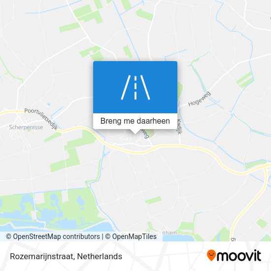 Rozemarijnstraat kaart