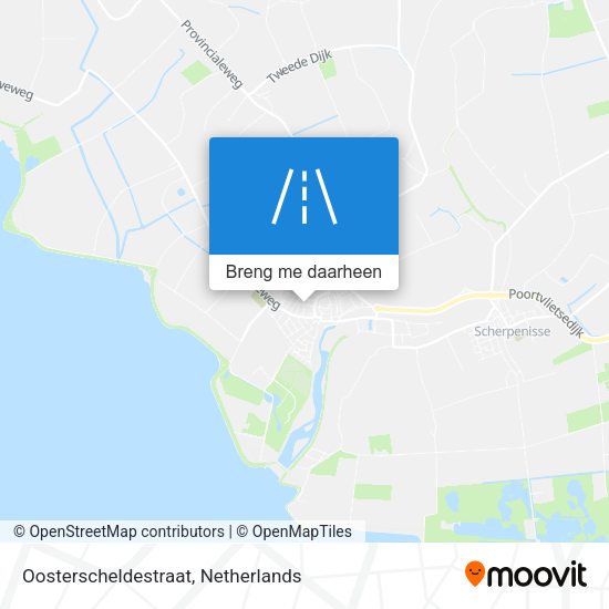 Oosterscheldestraat kaart