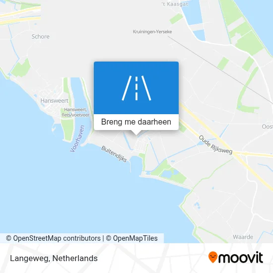 Langeweg kaart