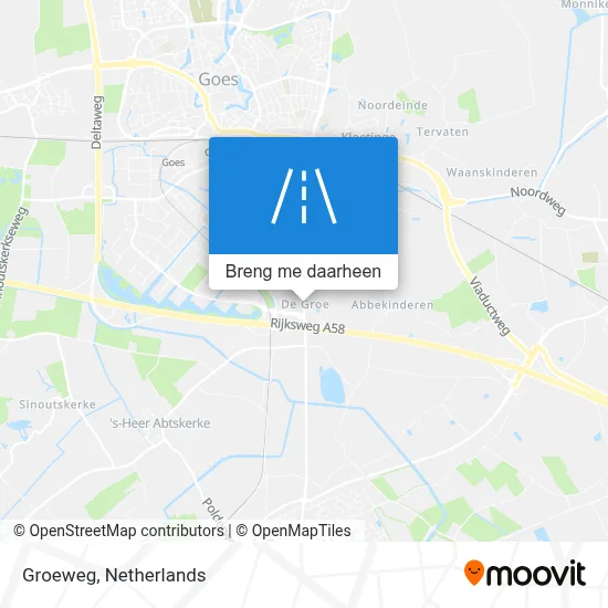 Groeweg kaart
