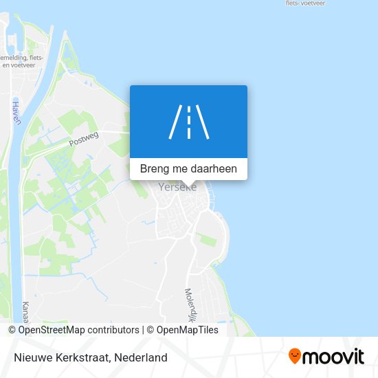 Nieuwe Kerkstraat kaart