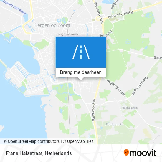 Frans Halsstraat kaart