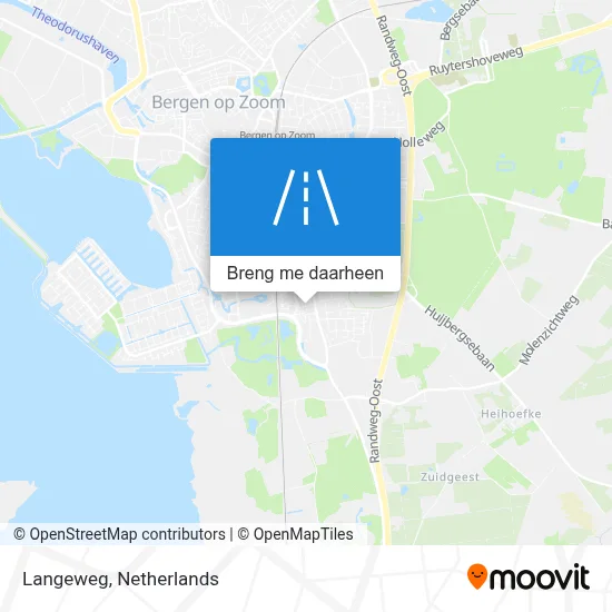 Langeweg kaart