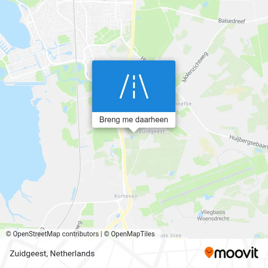 Zuidgeest kaart