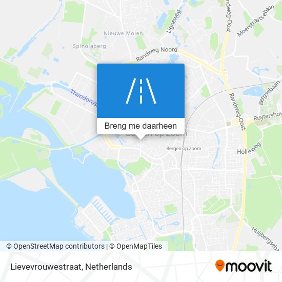 Lievevrouwestraat kaart