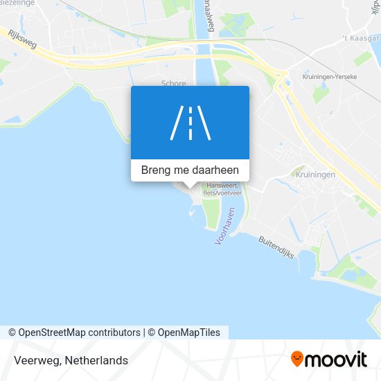 Veerweg kaart