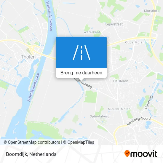 Boomdijk kaart