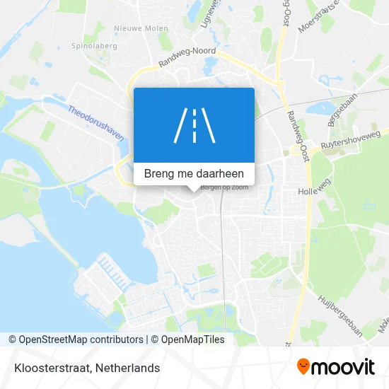 Kloosterstraat kaart