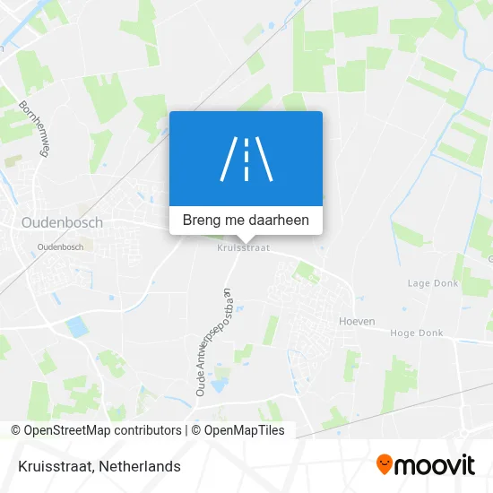 Kruisstraat kaart