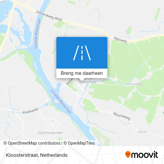 Kloosterstraat kaart