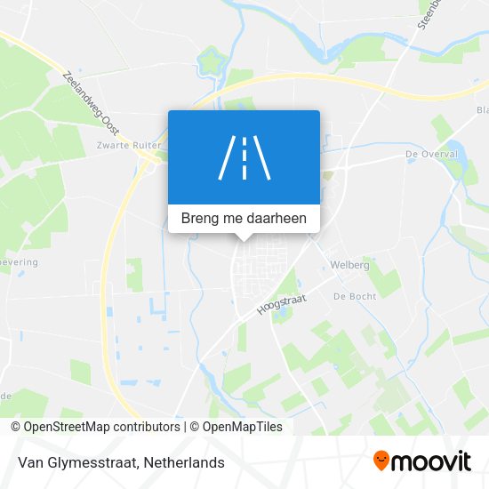 Van Glymesstraat kaart