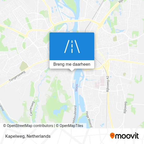 Kapelweg kaart