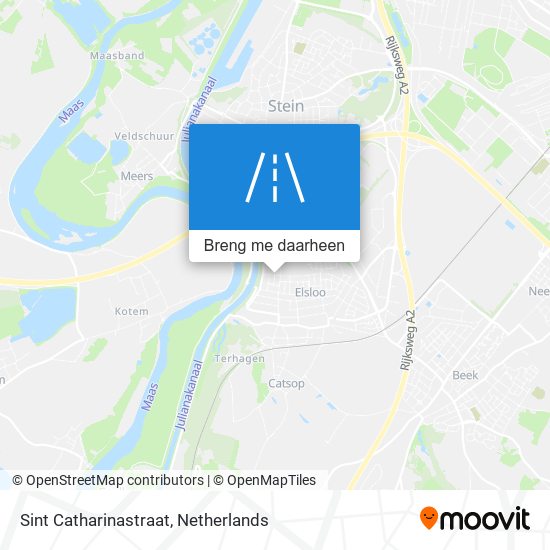 Sint Catharinastraat kaart
