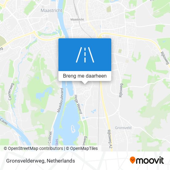 Gronsvelderweg kaart