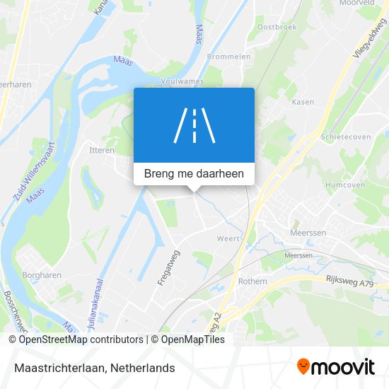 Maastrichterlaan kaart