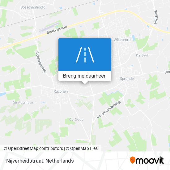 Nijverheidstraat kaart