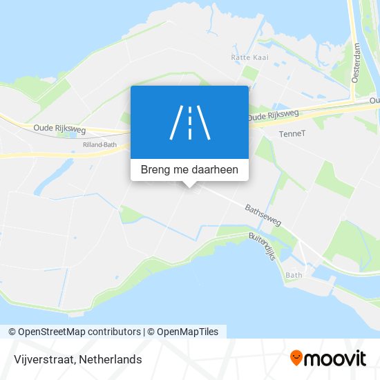 Vijverstraat kaart