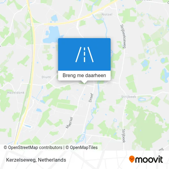 Kerzelseweg kaart