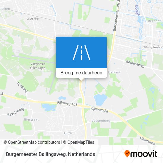 Burgemeester Ballingsweg kaart