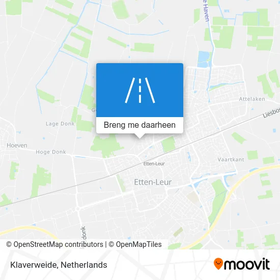 Klaverweide kaart