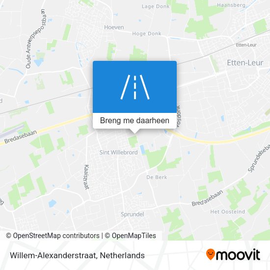 Willem-Alexanderstraat kaart