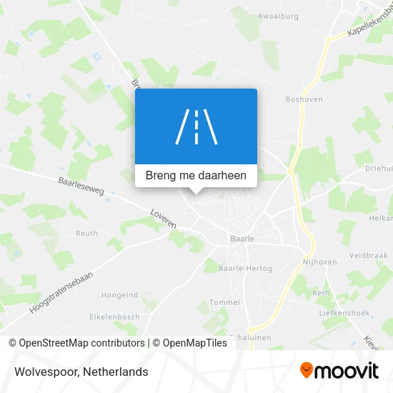 Wolvespoor kaart