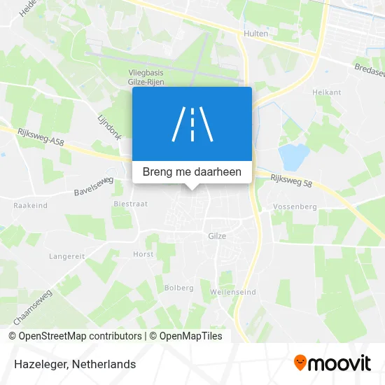 Hazeleger kaart