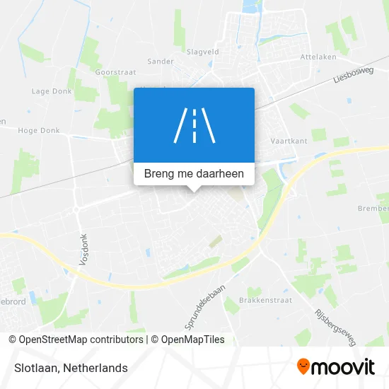 Slotlaan kaart