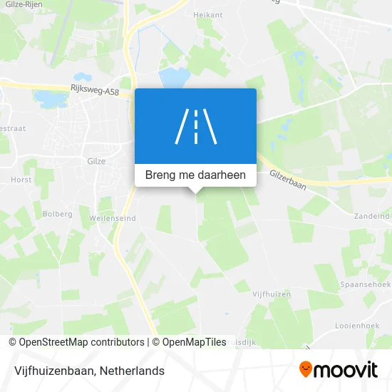 Vijfhuizenbaan kaart