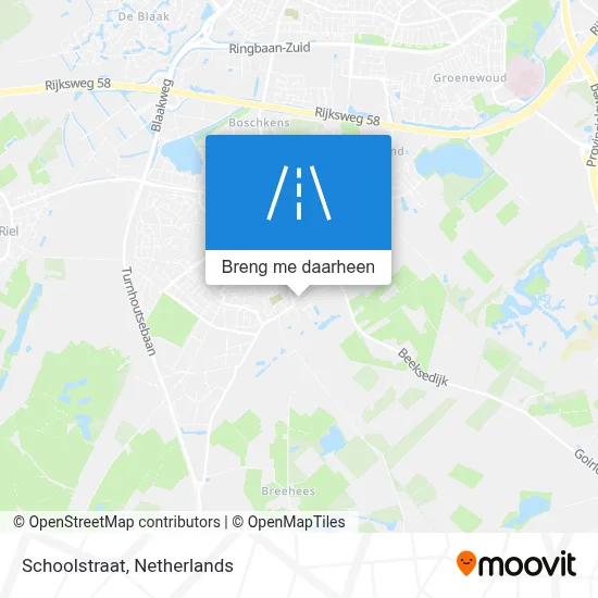 Schoolstraat kaart