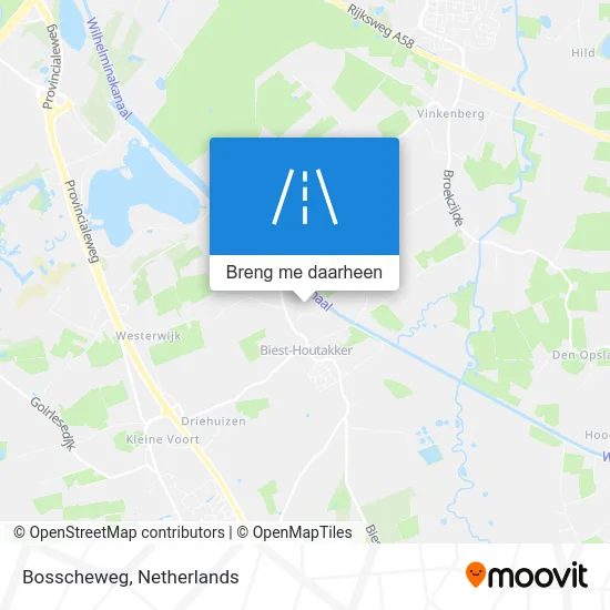Bosscheweg kaart