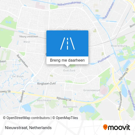 Nieuwstraat kaart