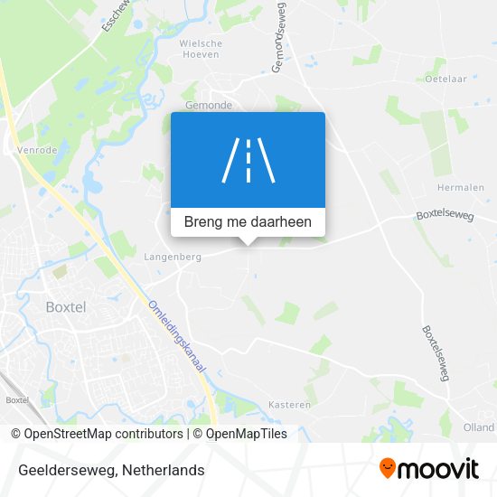 Geelderseweg kaart