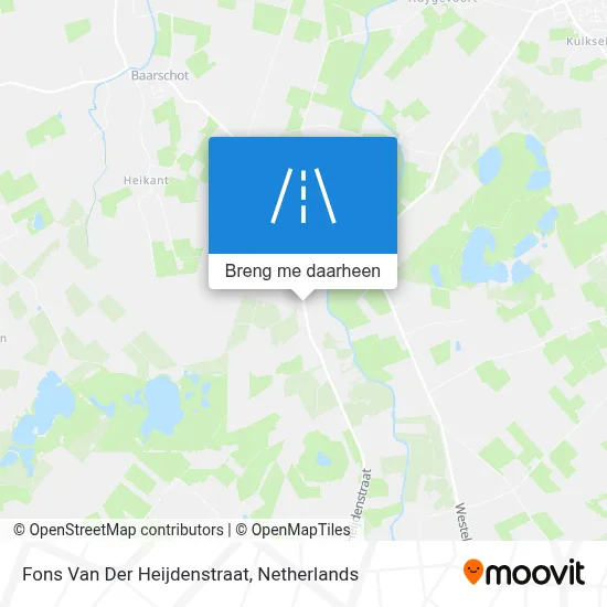 Fons Van Der Heijdenstraat kaart